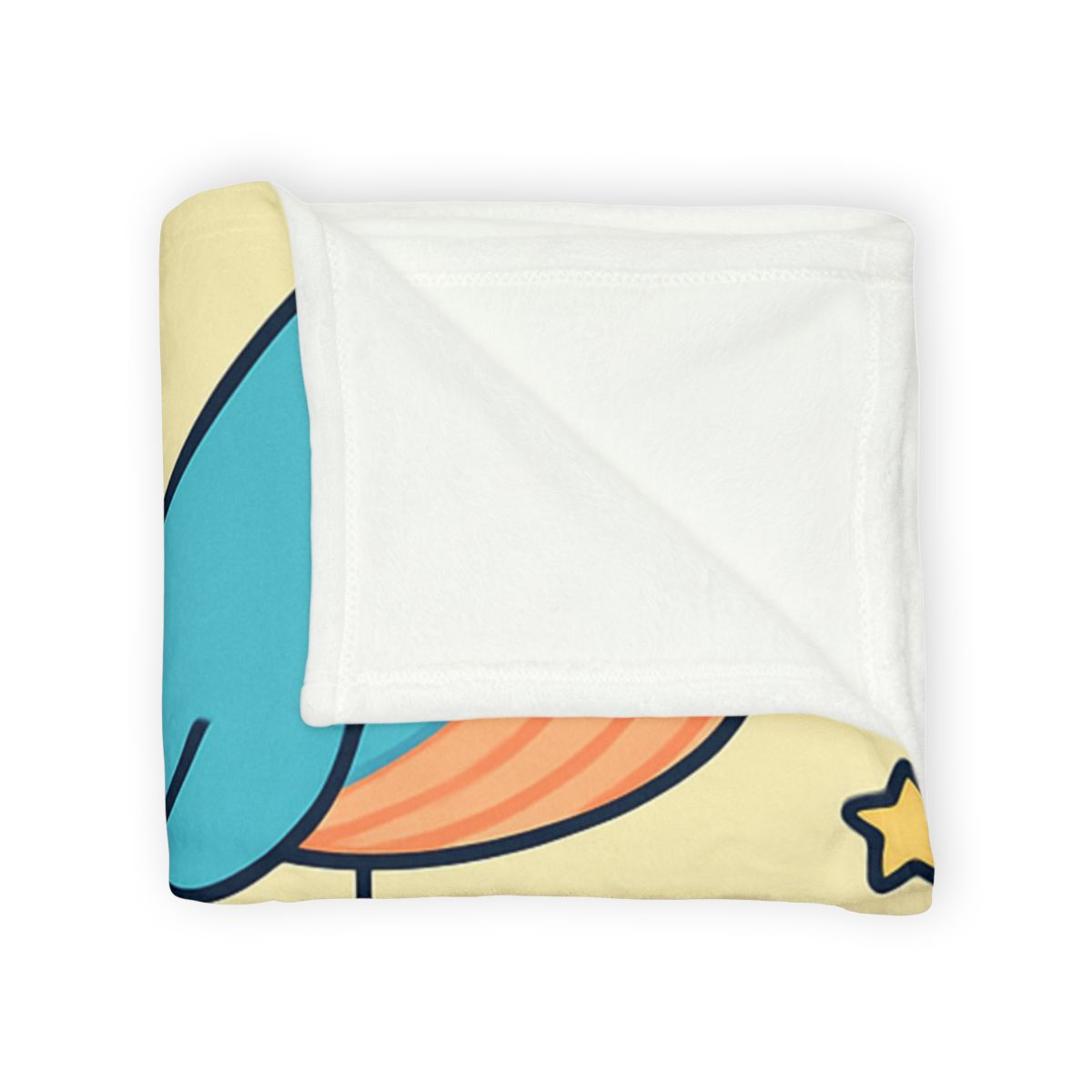 Cosmic Whale Parade soft fleece blankets