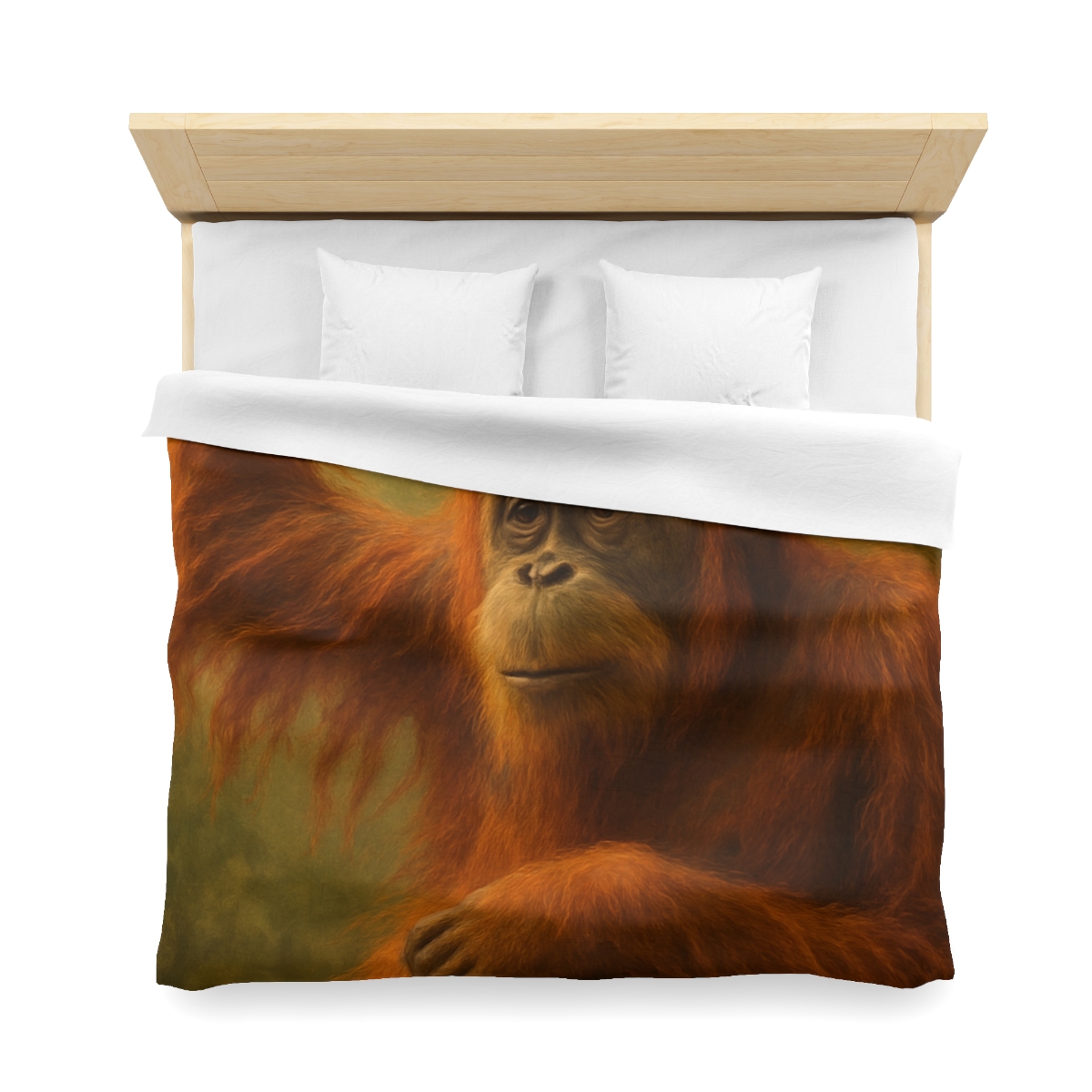 Canopy Sage Orangutan unique patterned duvets