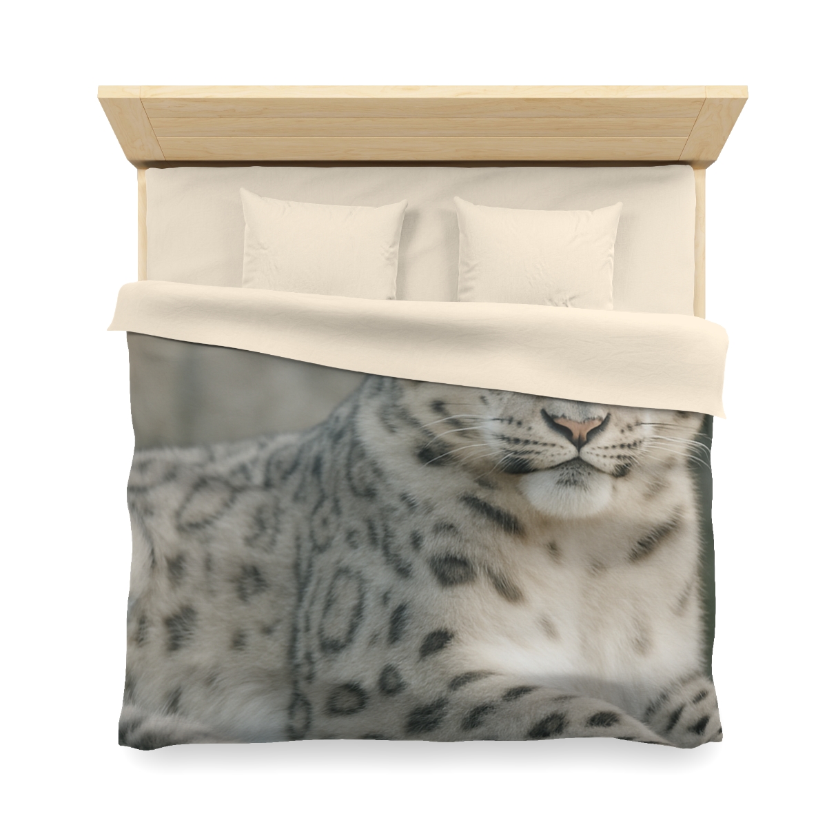 Hidden Realm Snow Leopard unique patterned duvets