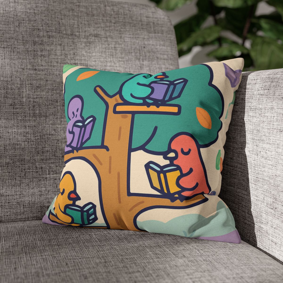 Library Of Magical Birds personalized pillow covers