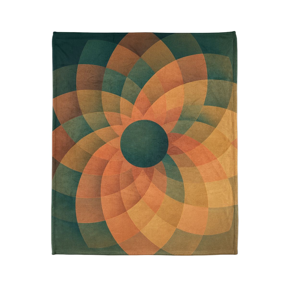 Petal Clockwork Overlay personalized cozy blankets