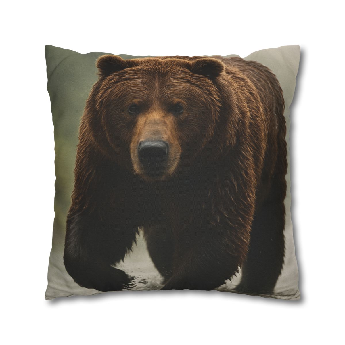 River King Grizzly Bear soft cotton pillow cases