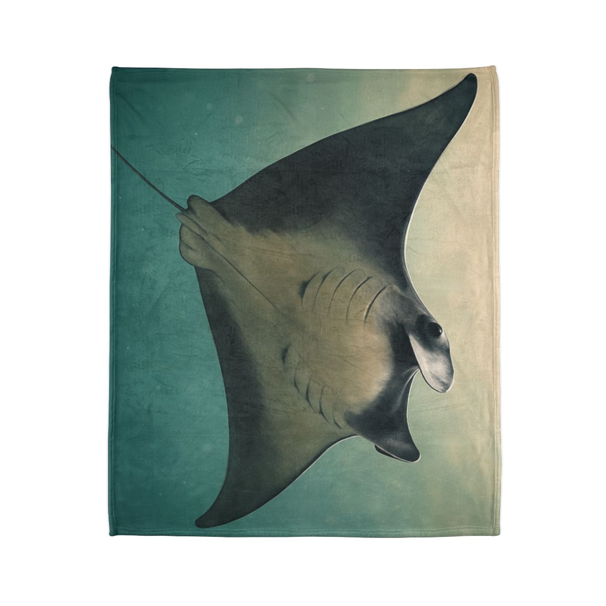 Velvet Current Manta Ray stylish throw blankets