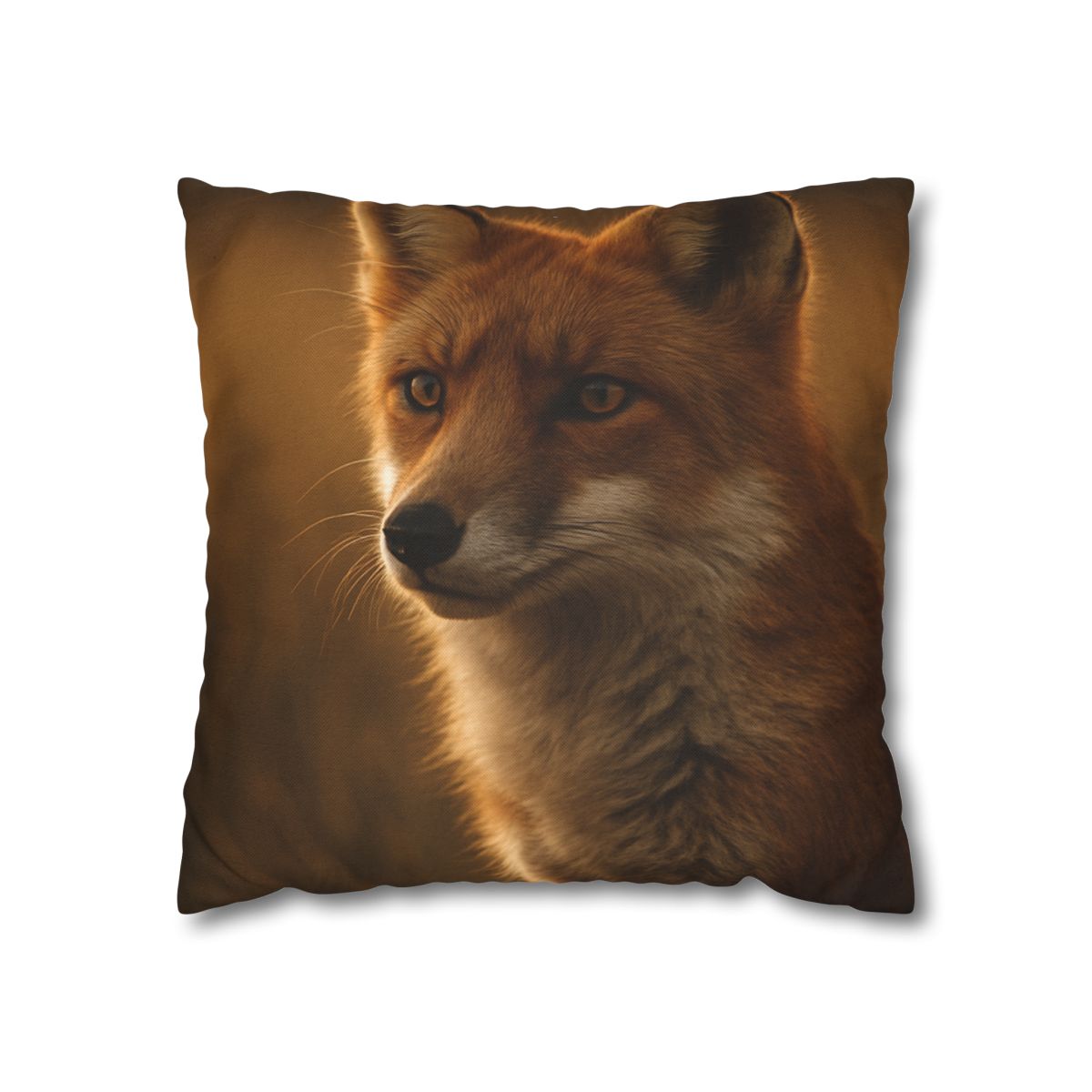 Crimson Whisper Red Fox comfortable bedding pillow covers