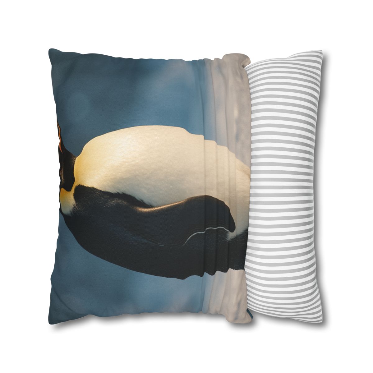 Silver Horizon Emperor Penguin stylish decorative pillowcases