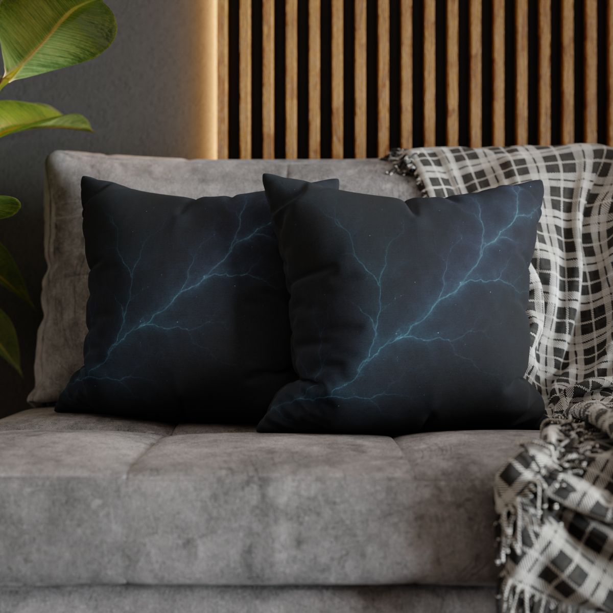 Dark Matter Vein Bloom stylish decorative pillowcases