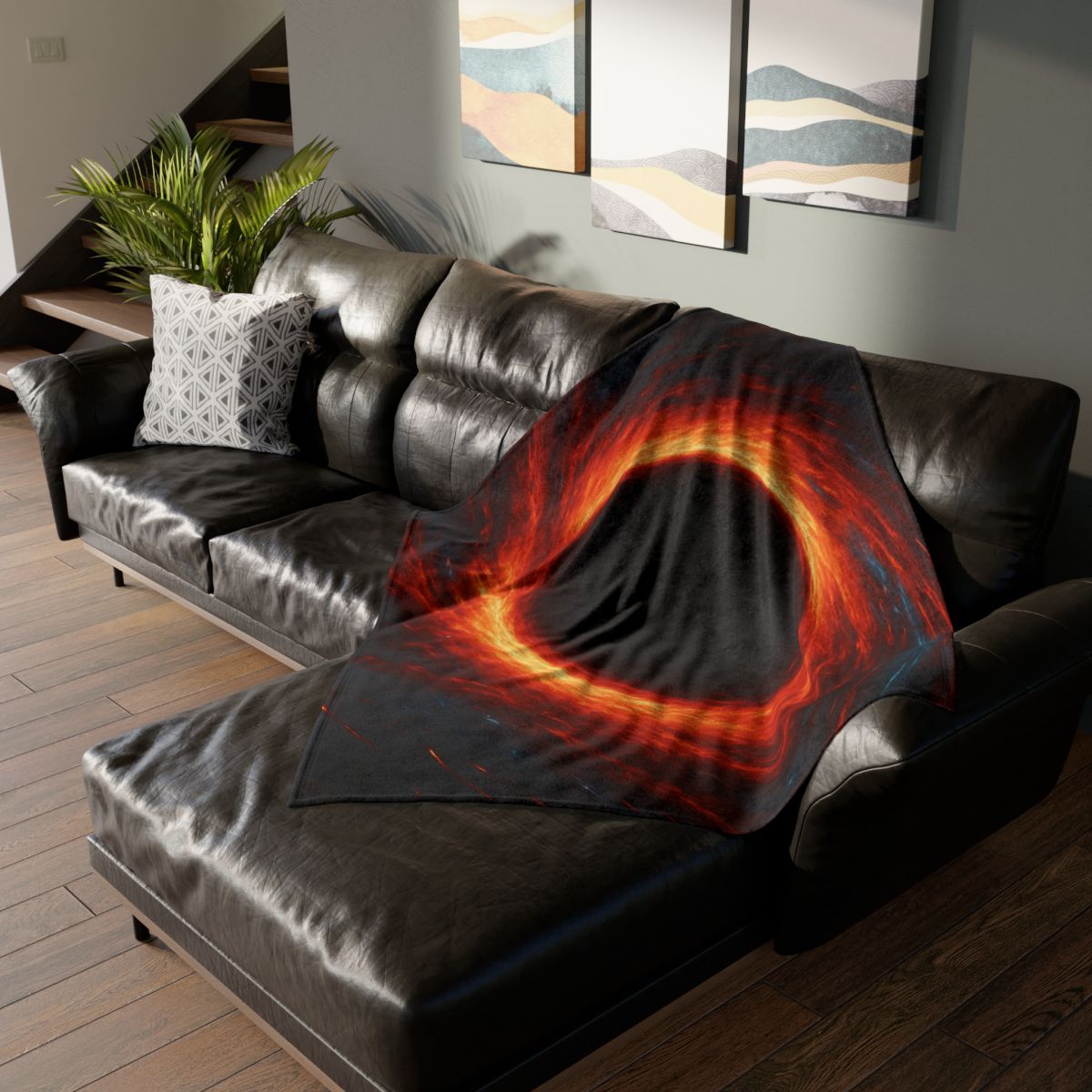 Event Horizon Shimmer trendy patterned blankets