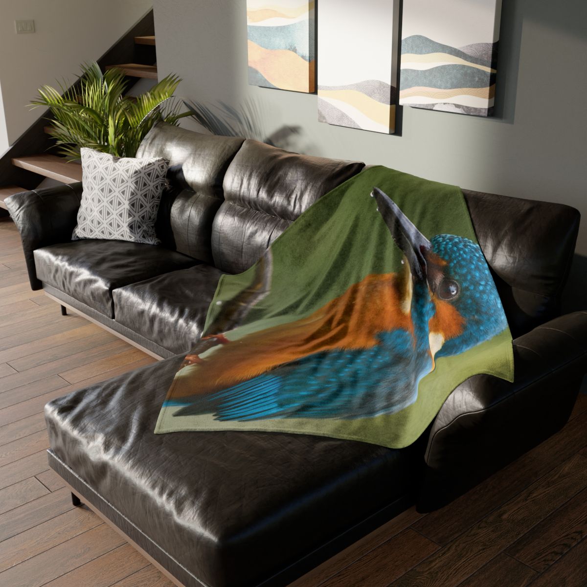 Aqua Bolt Kingfisher warm winter blankets
