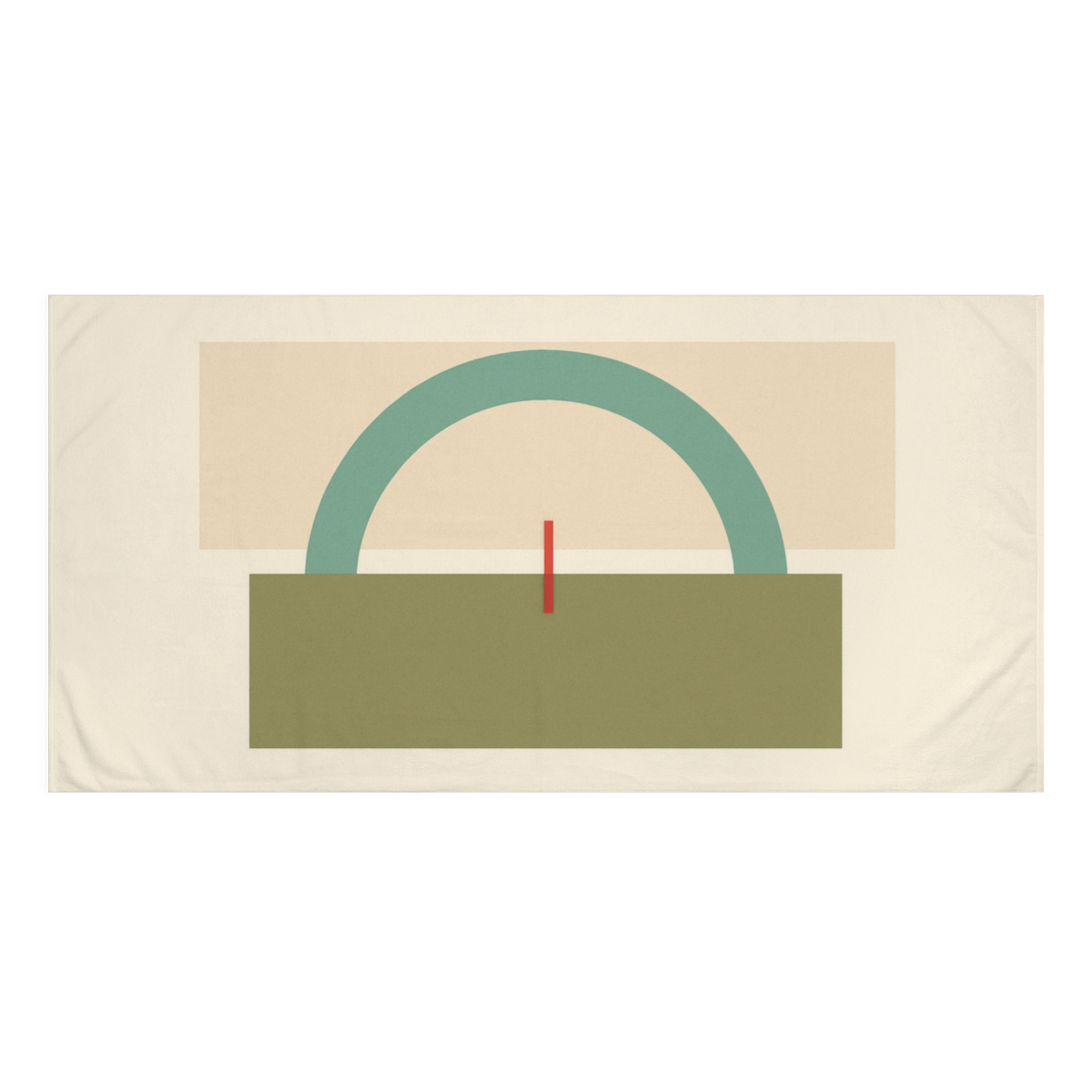 Offset Arc With Twin Rectangles comfortable face towels