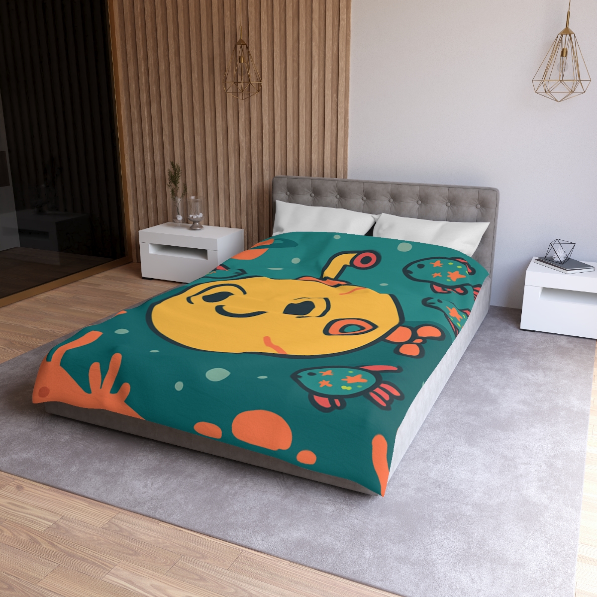 Underwater Planet Explorer Sub duvets for gifts