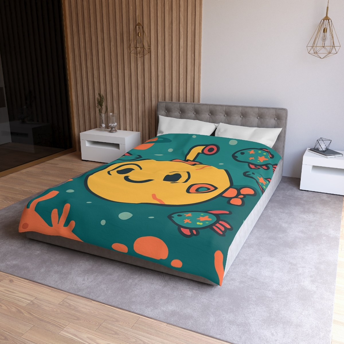 Underwater Planet Explorer Sub duvets for gifts