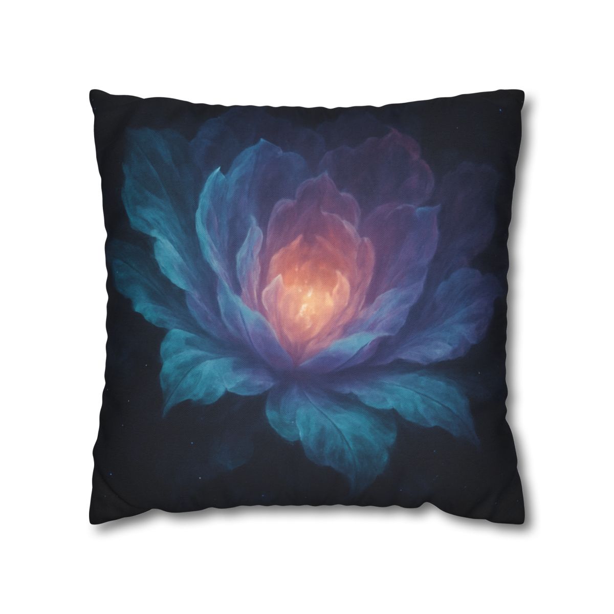 Prismatic Void Bloom comfortable bedding pillow covers