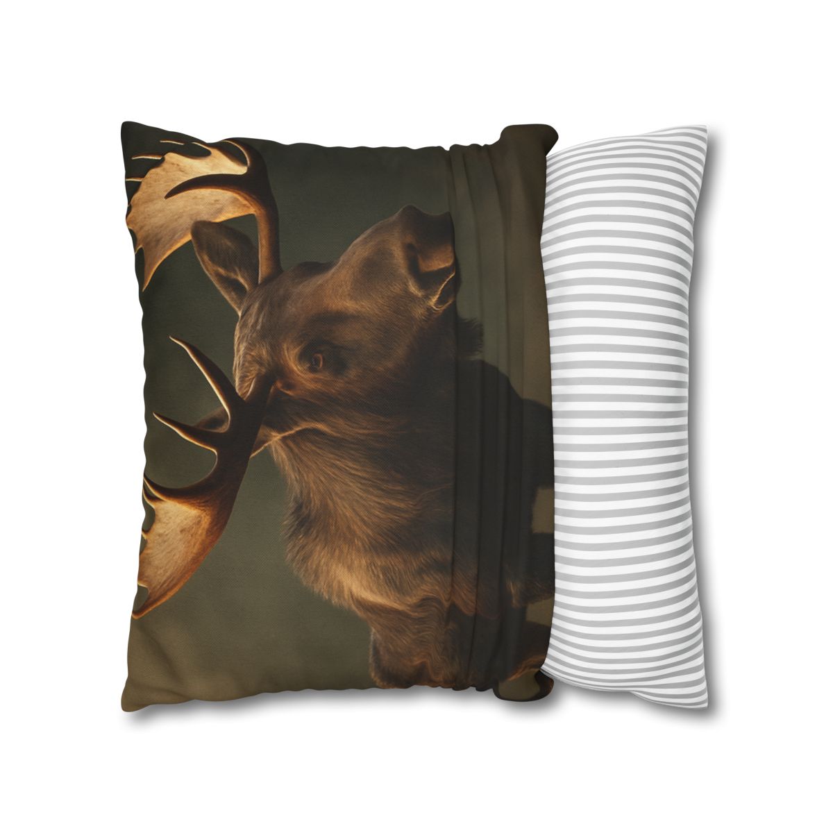 Starlit Crown Moose designer print pillow cases