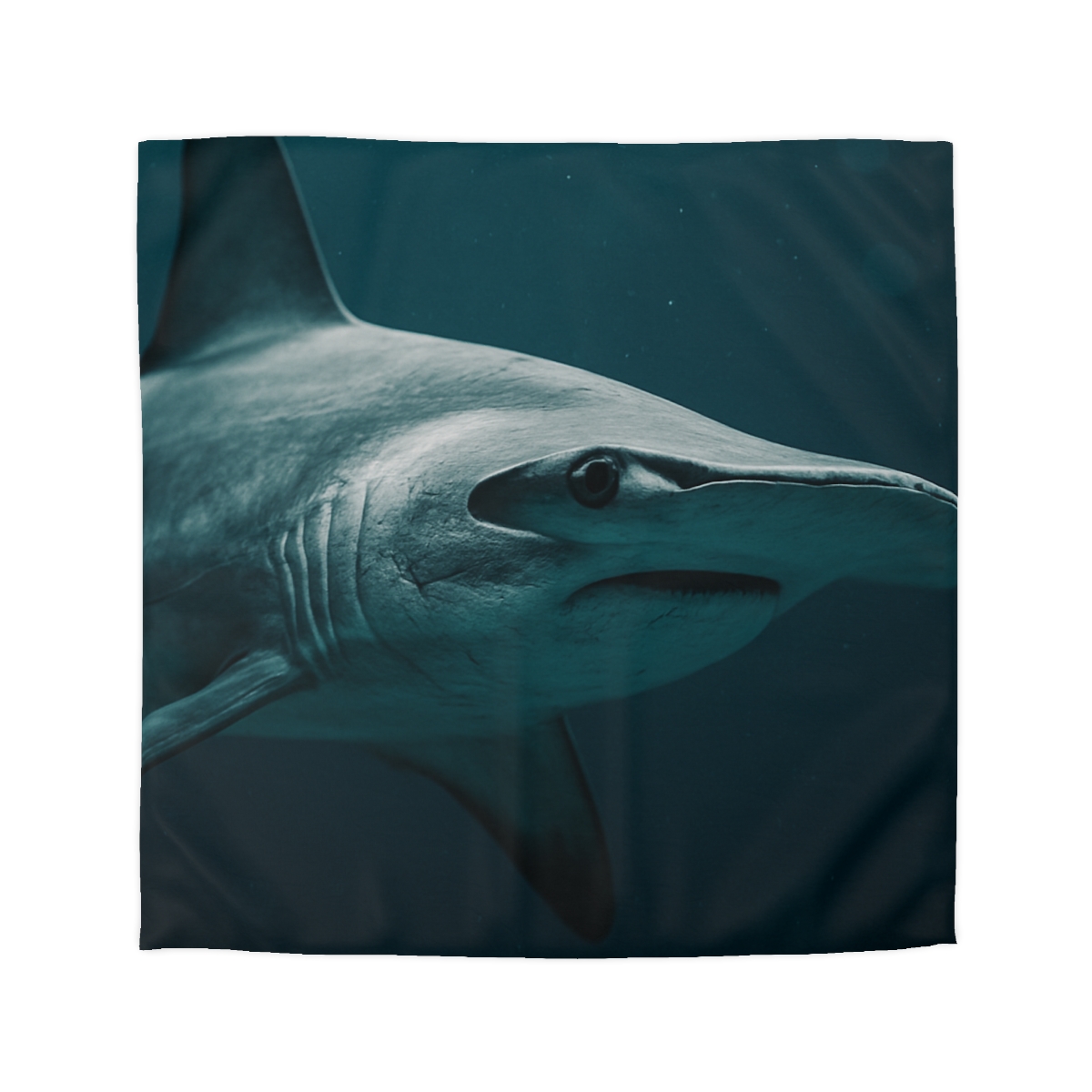 Midwater Silhouette Hammerhead Shark warm winter duvets
