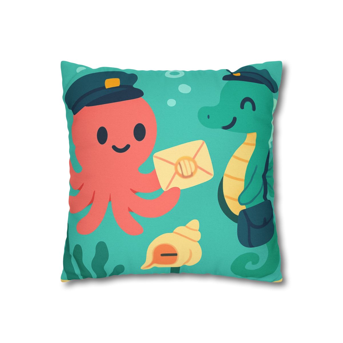 Glow Reef Post Office For Seahorse Mail unique gift pillow cases