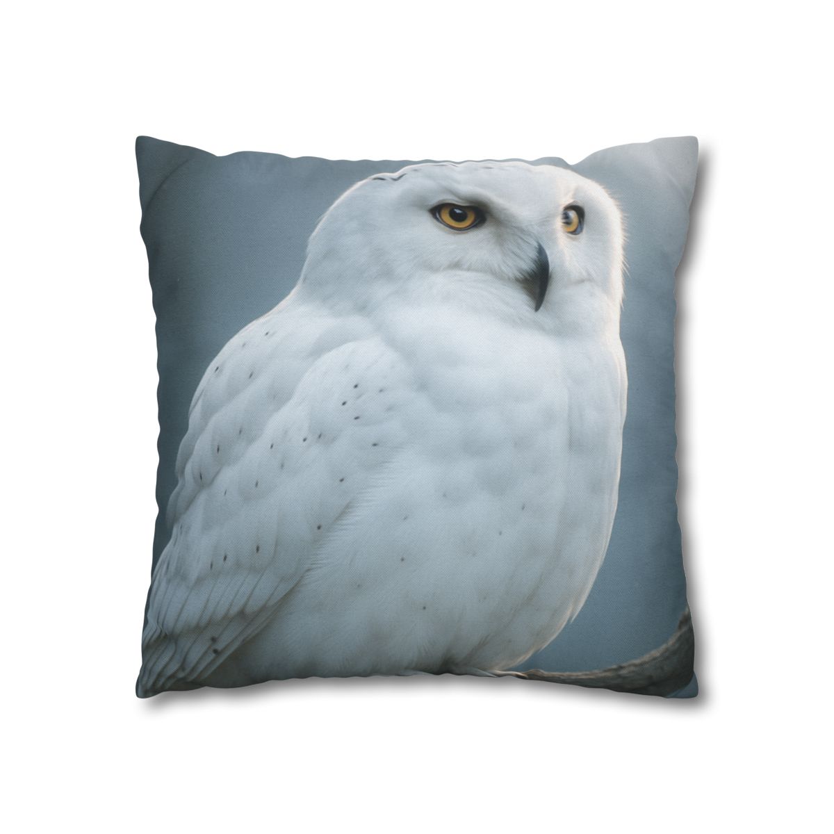 Twilight Watcher Snowy Owl custom pillow cases