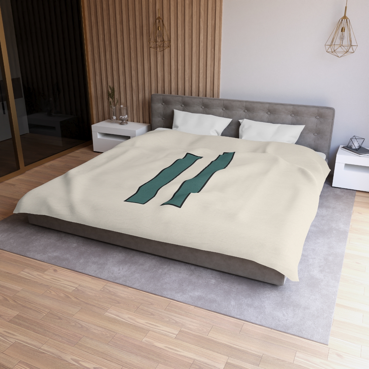 Offset Arc And Bar Dialogue duvets for gifts