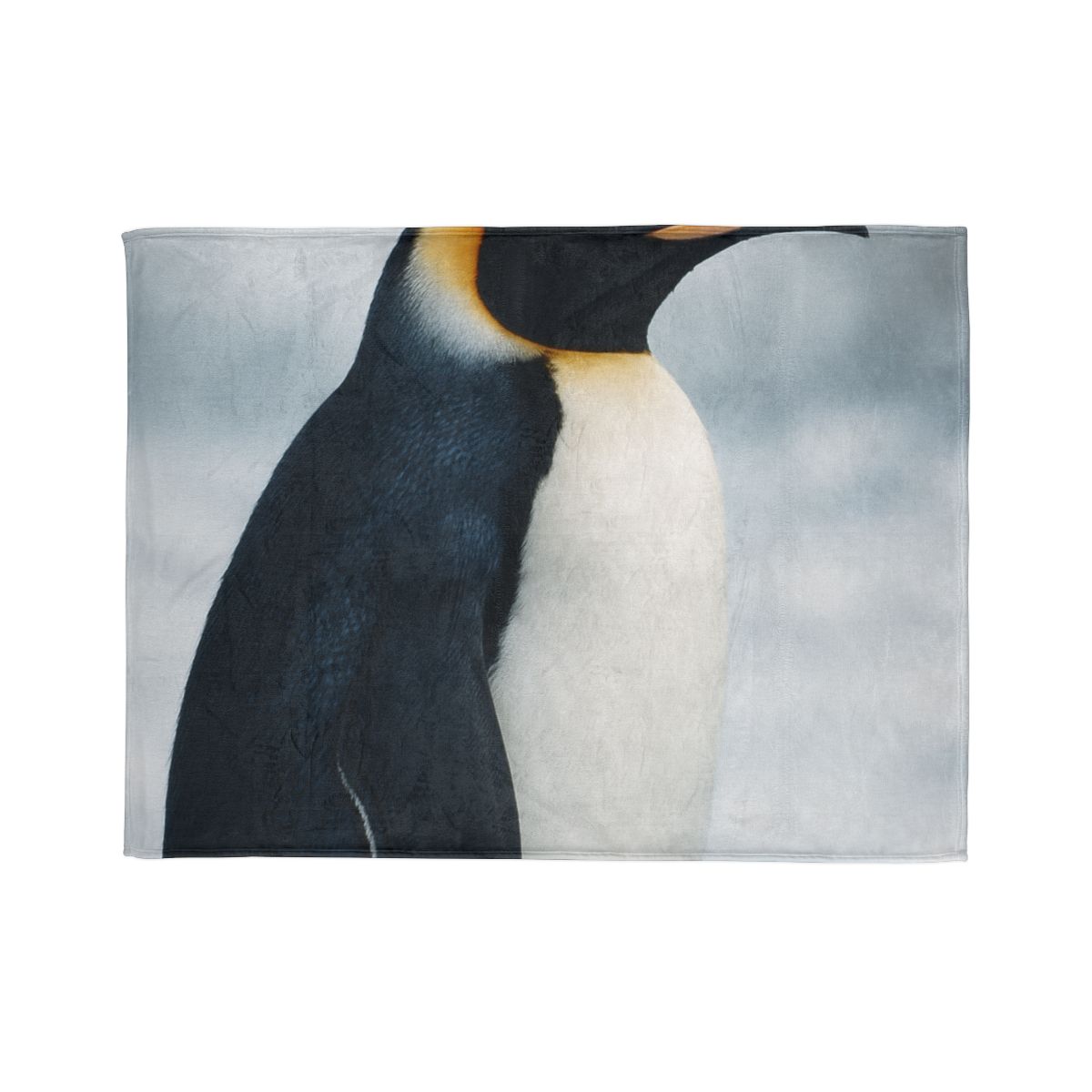 Aurora Drift Emperor Penguin unique gift blanketscustom blankets