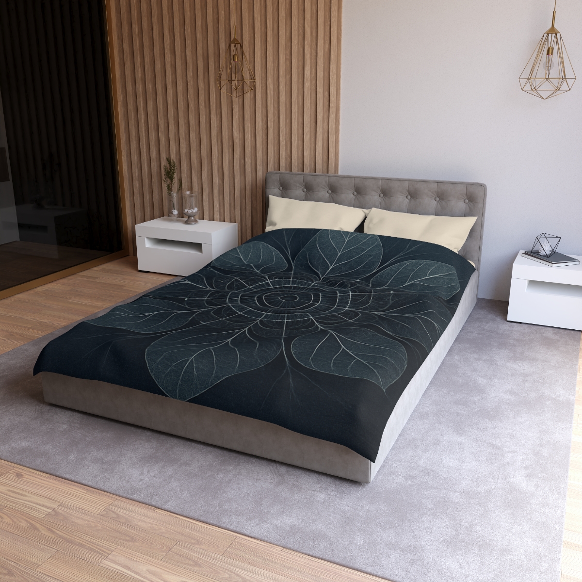 Veined Halo Mandala personalized bedding duvets