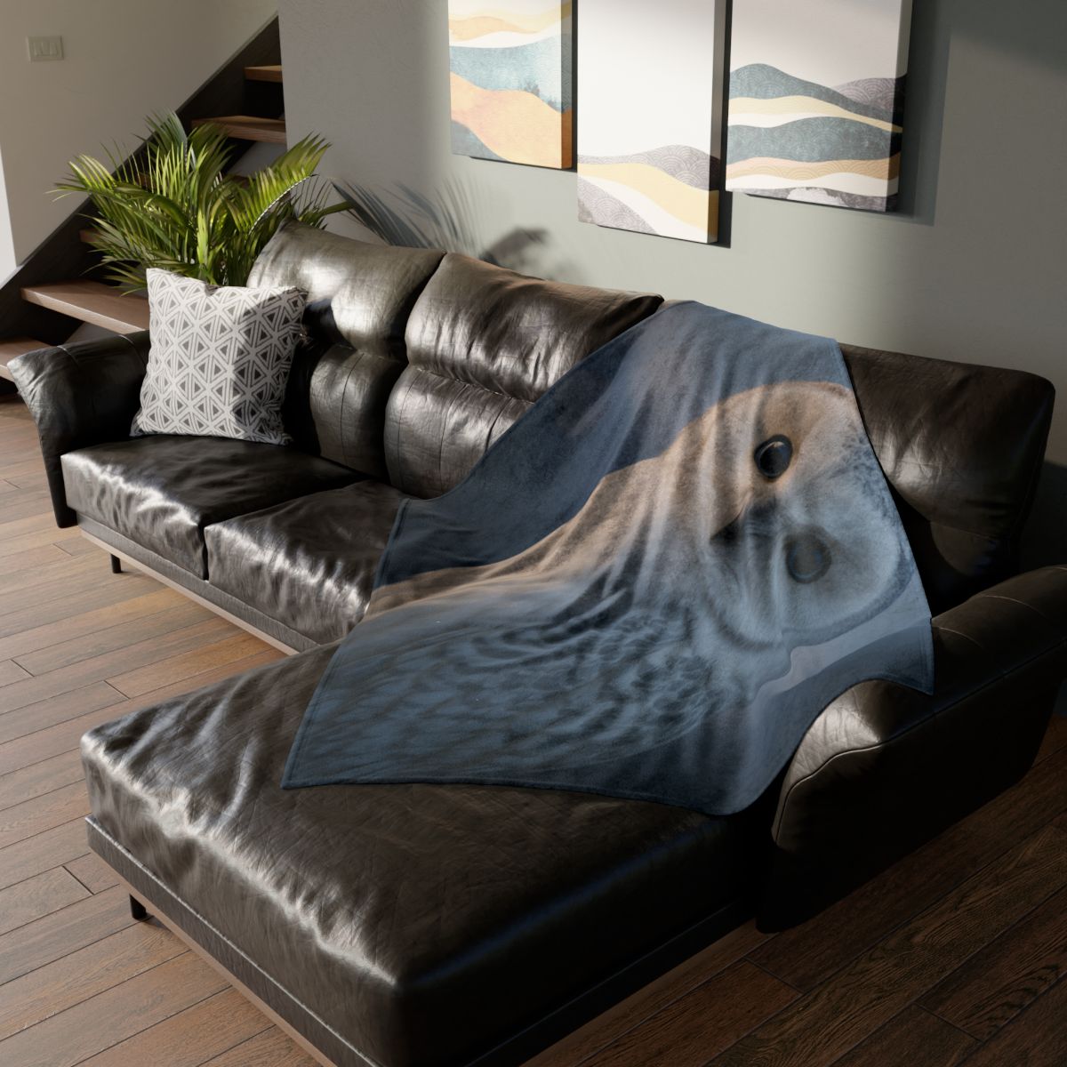 Twilight Watcher Snowy Owl unique gift blankets