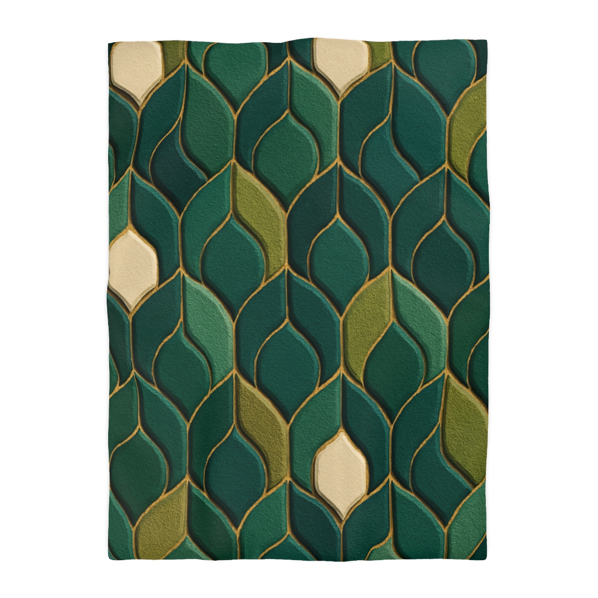 Bud Scale Tessellation custom duvets