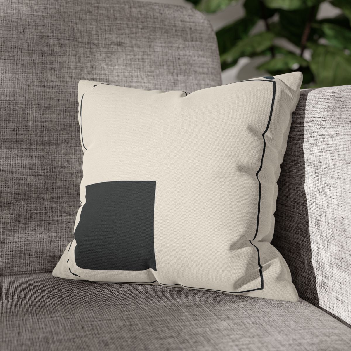 Balanced Triad With Open Frame soft cotton pillow cases