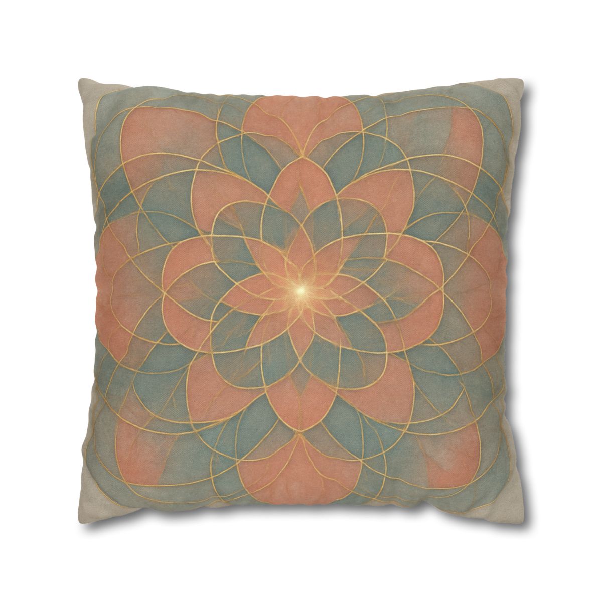 Petal Orbit Lattice soft cotton pillow cases