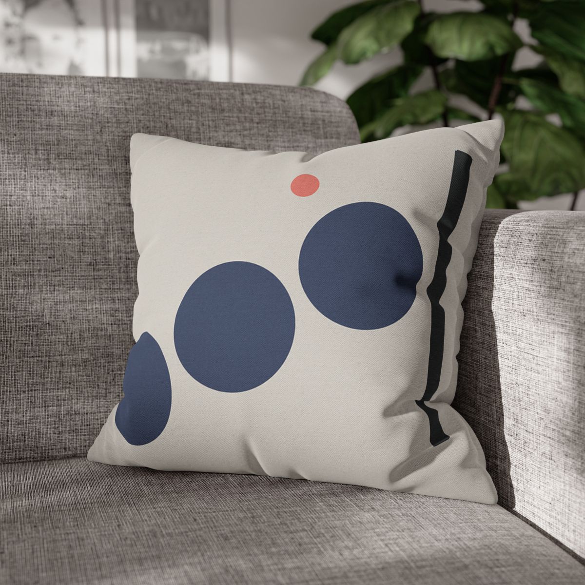 Stepped Circles And Side Bar custom pillow cases