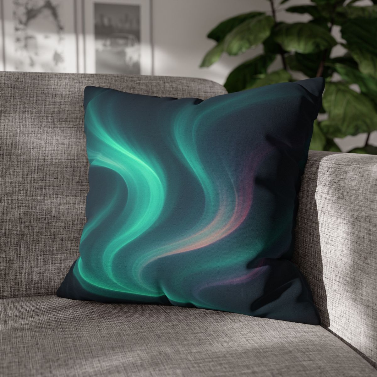 Aurora Spectrum Drift soft cotton pillow cases