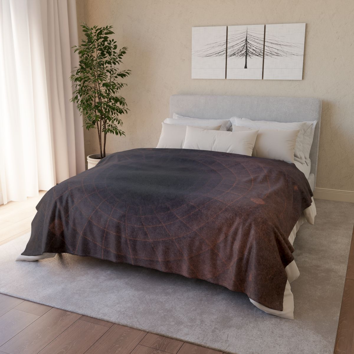 Gravity Well Mosaic personalized cozy blankets