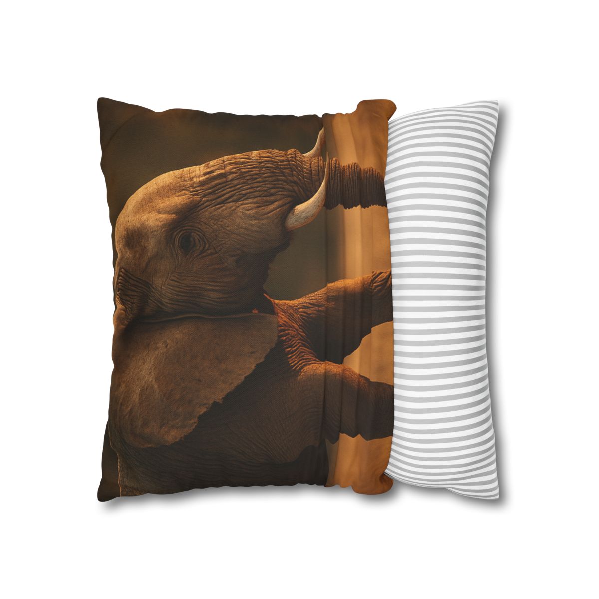 Savannah Sentinel Elephant designer print pillow cases