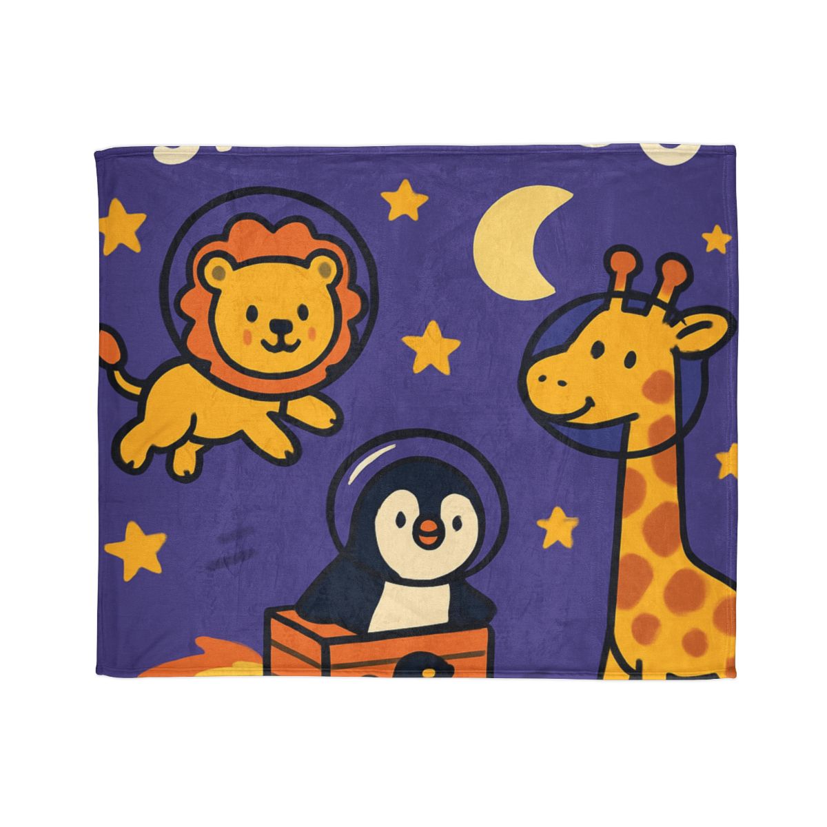 Starry Space Zoo trendy patterned blankets