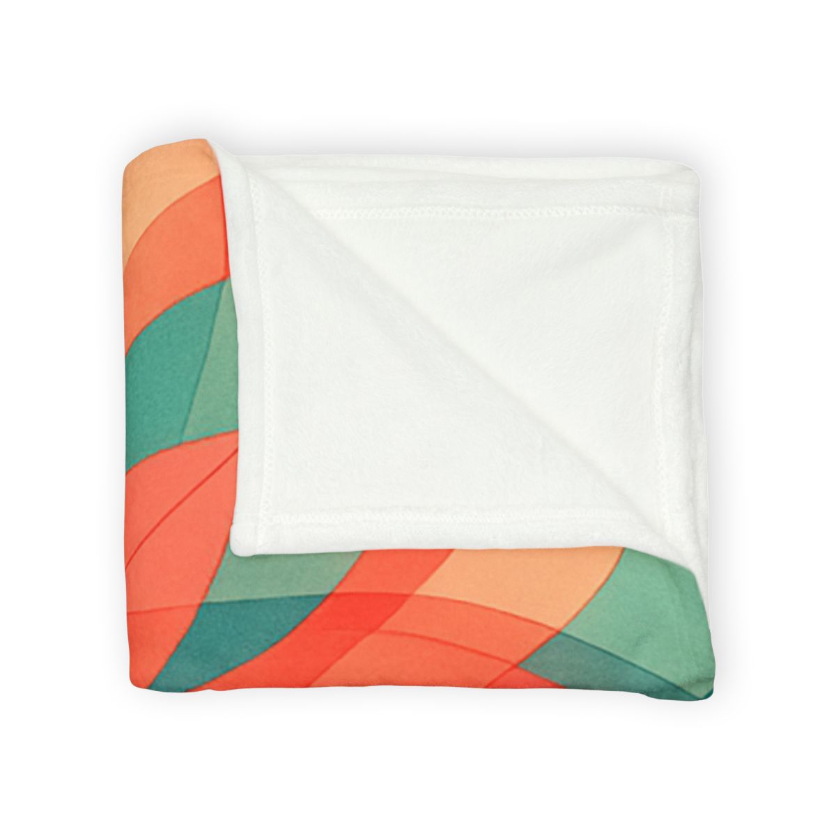 Petal Prism Overlap soft fleece blankets