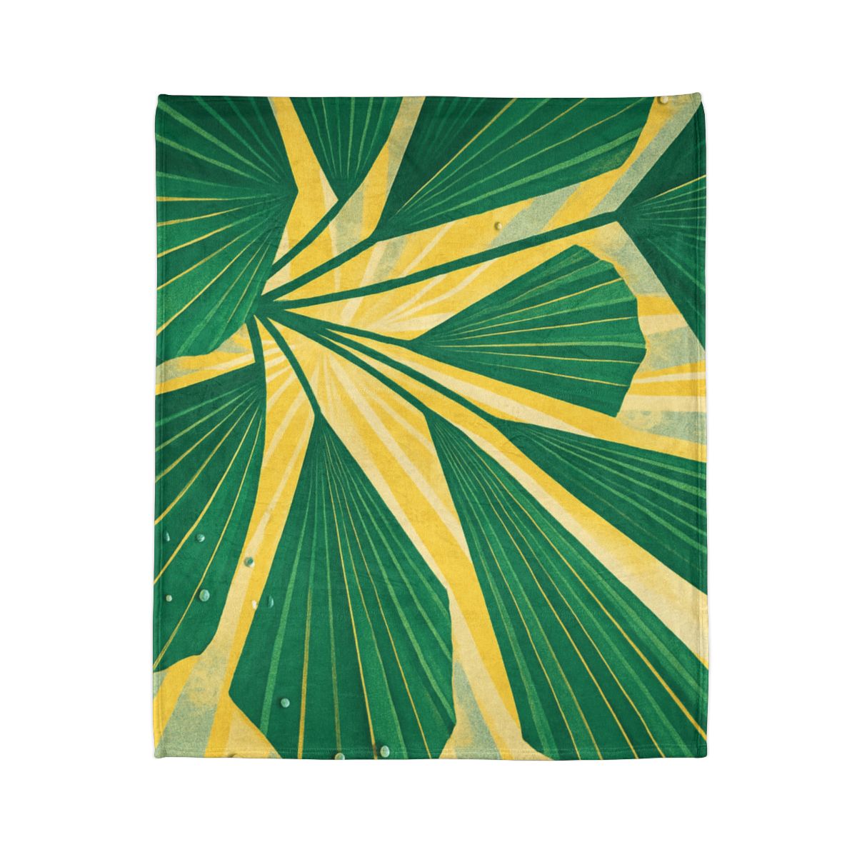 Frond Fan Radiance stylish throw blankets