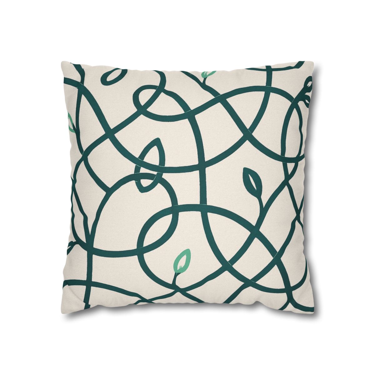 Vine Circuit Interlace personalized pillow covers