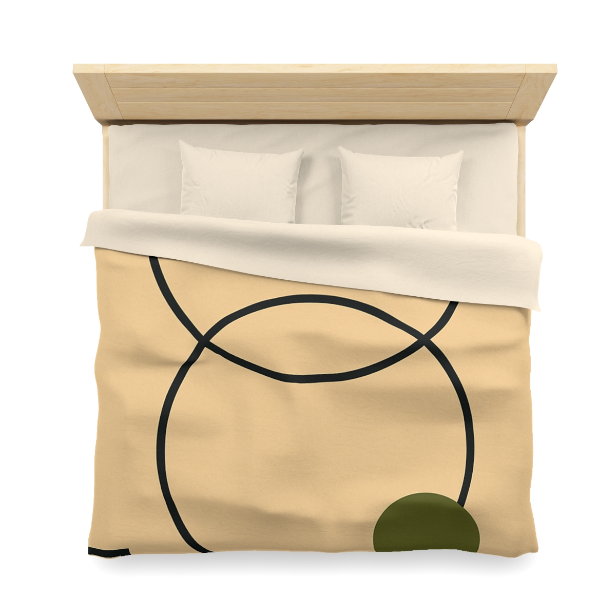 Aligned Rings With Corner Steps soft comforter duvets