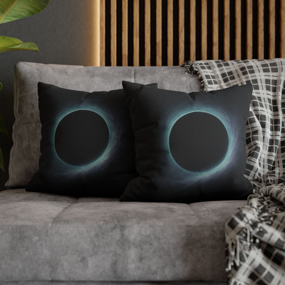 Event Horizon Ink Bloom custom pillow cases