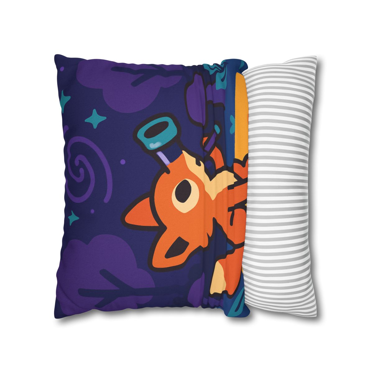 Nebula Forest Fox custom pillow cases