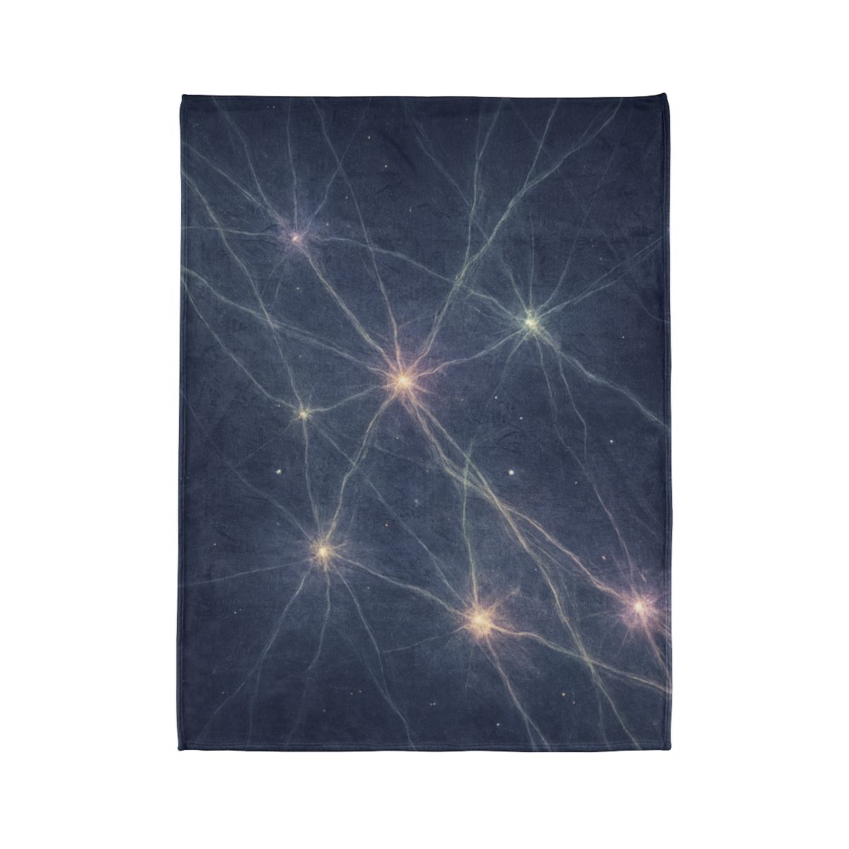 Cosmic Web Filament Garden stylish throw blankets