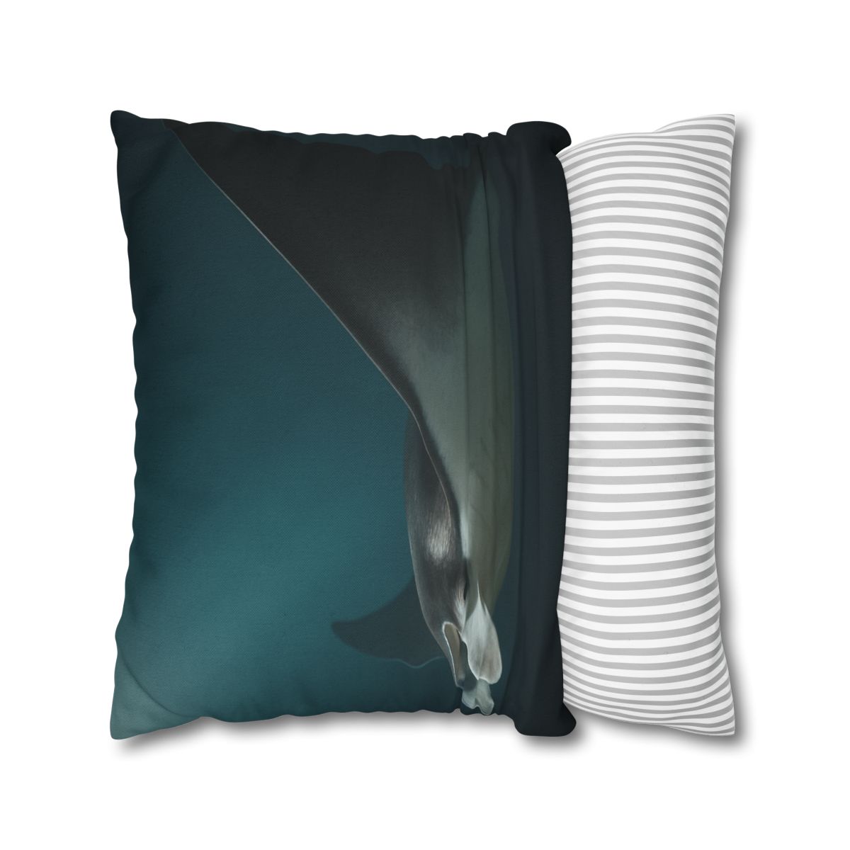 Starlit Glide Manta Ray unique gift pillow cases