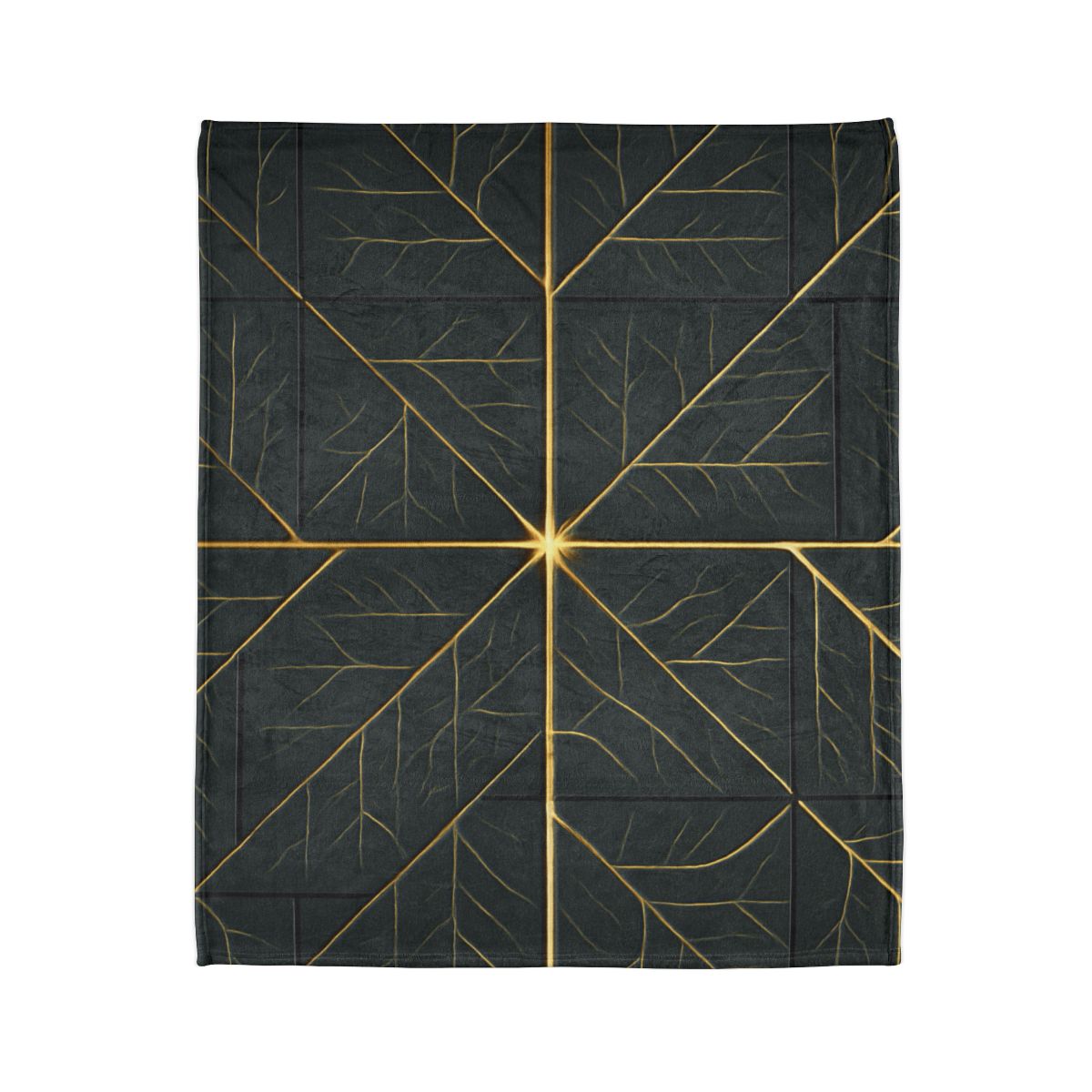 Venation Circuit Grid trendy patterned blankets