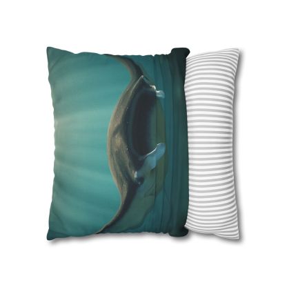 Starlit Drift Giant Manta Ray personalized pillow covers