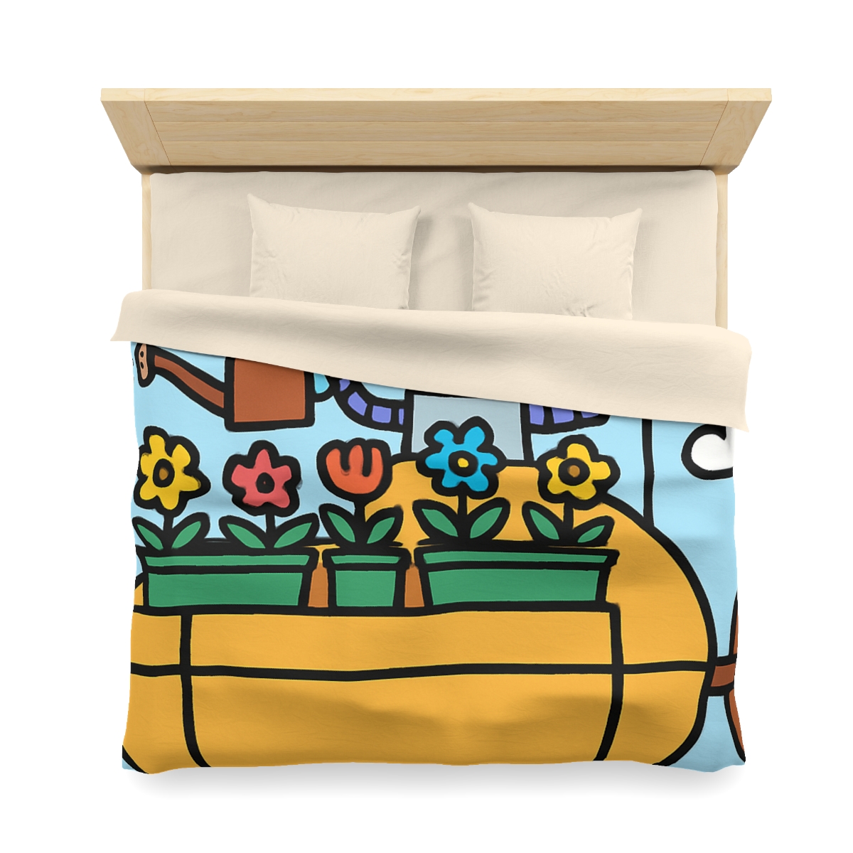 Sky Garden On A Friendly Airship trendy bedroom duvets