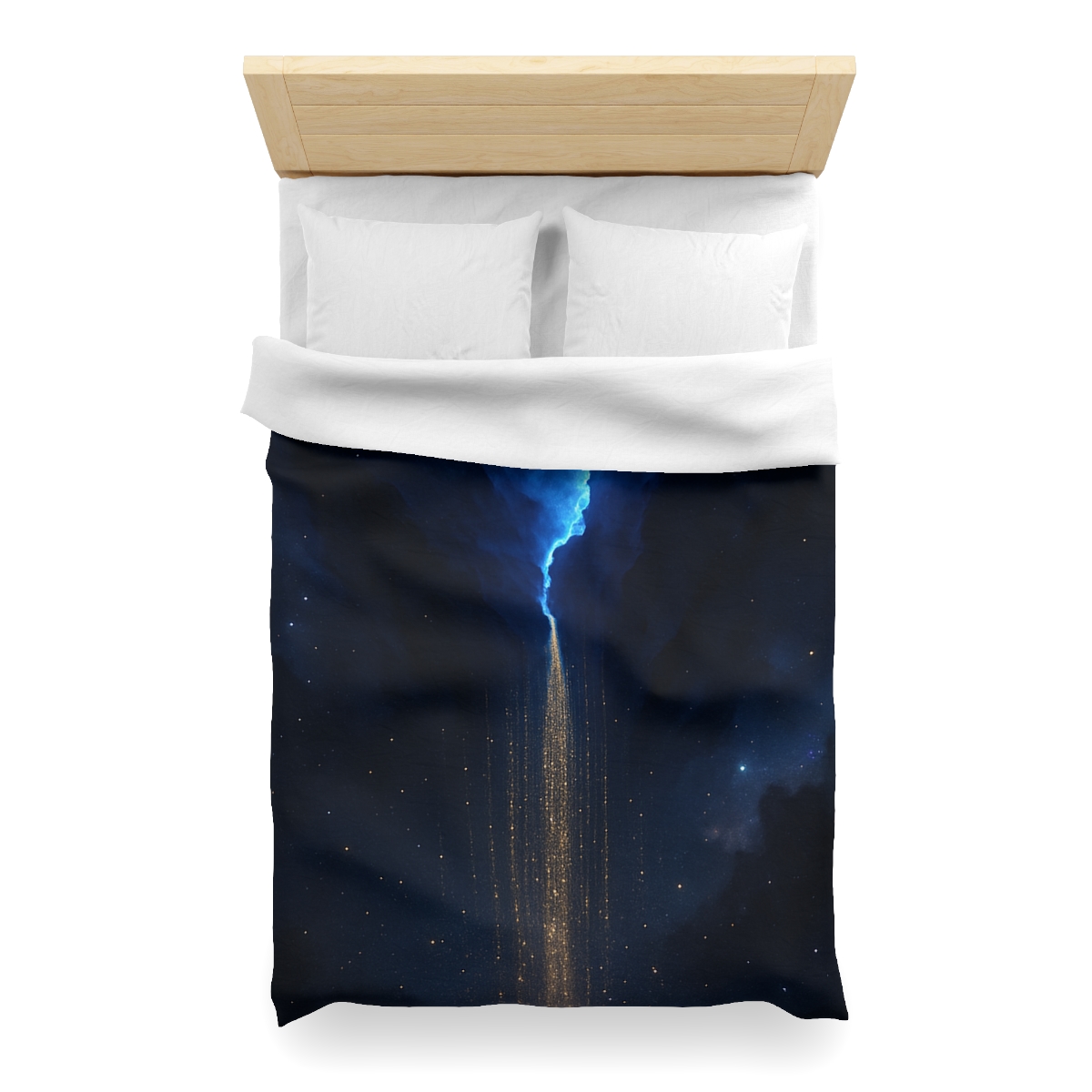 Luminous Rift Starfall custom duvets