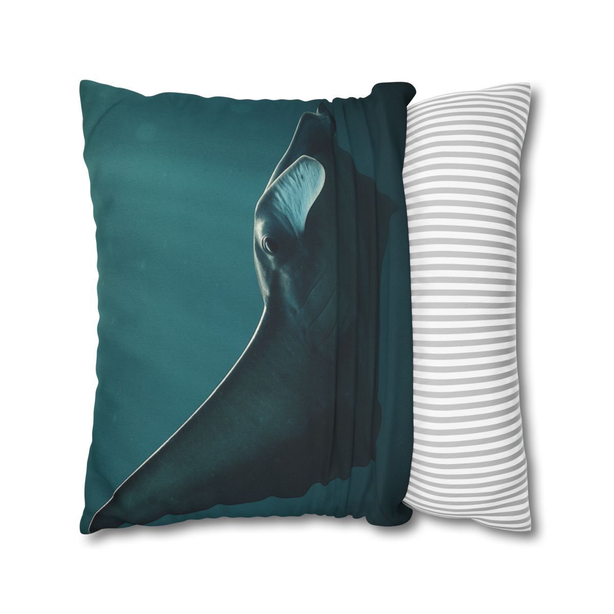 Glasswing Glide Manta Ray designer print pillow cases