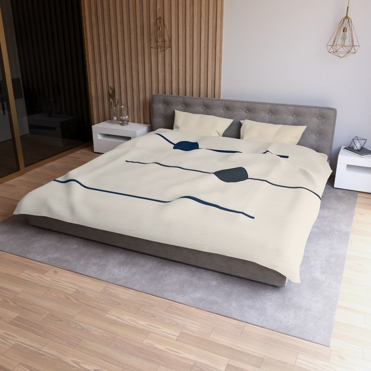 Orbital Line Array stylish duvet covers