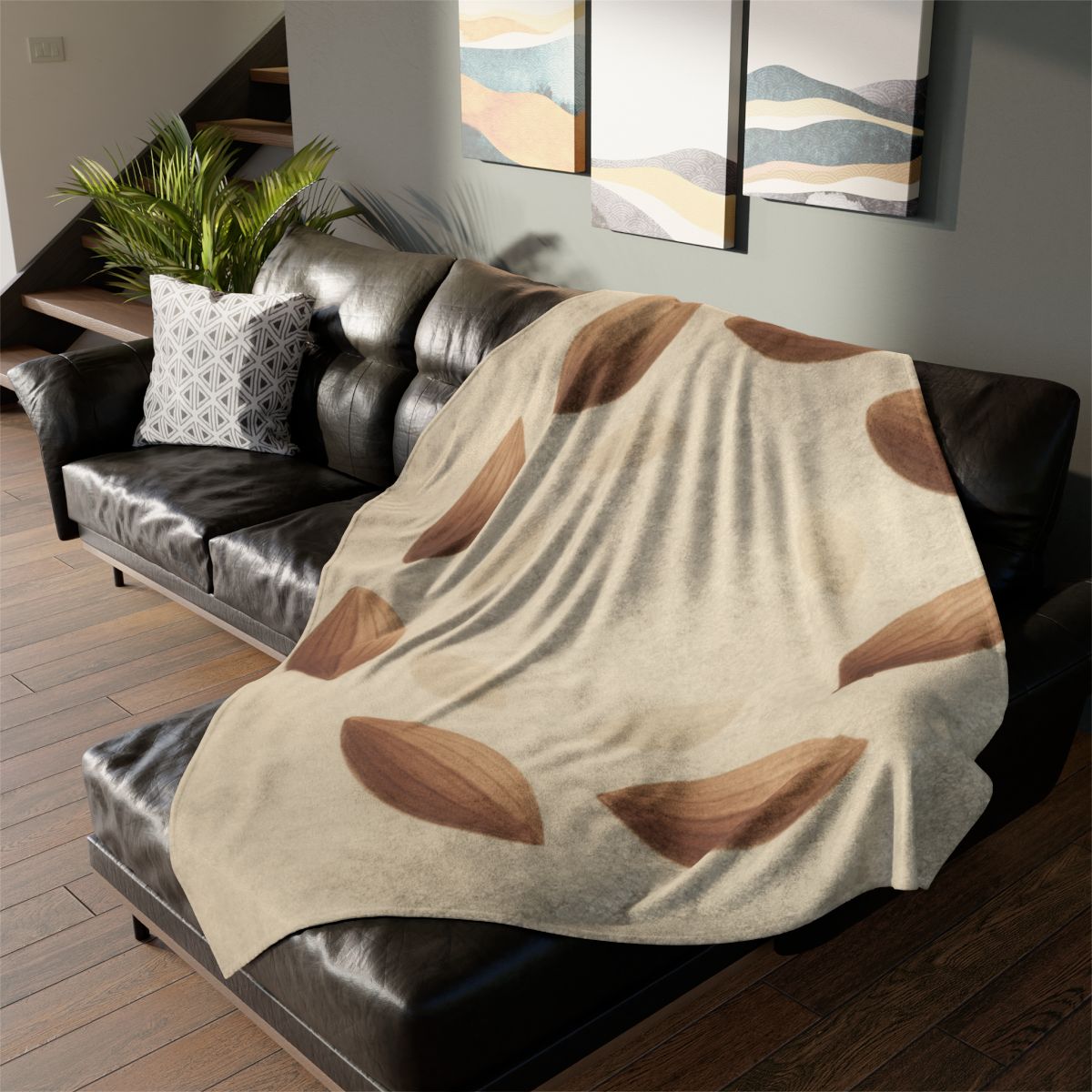 Seed Halo Cluster designer printed blankets