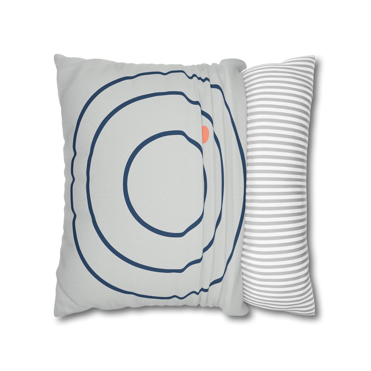 Three Calm Rings With Accent Dot trendy patterned pillow cases