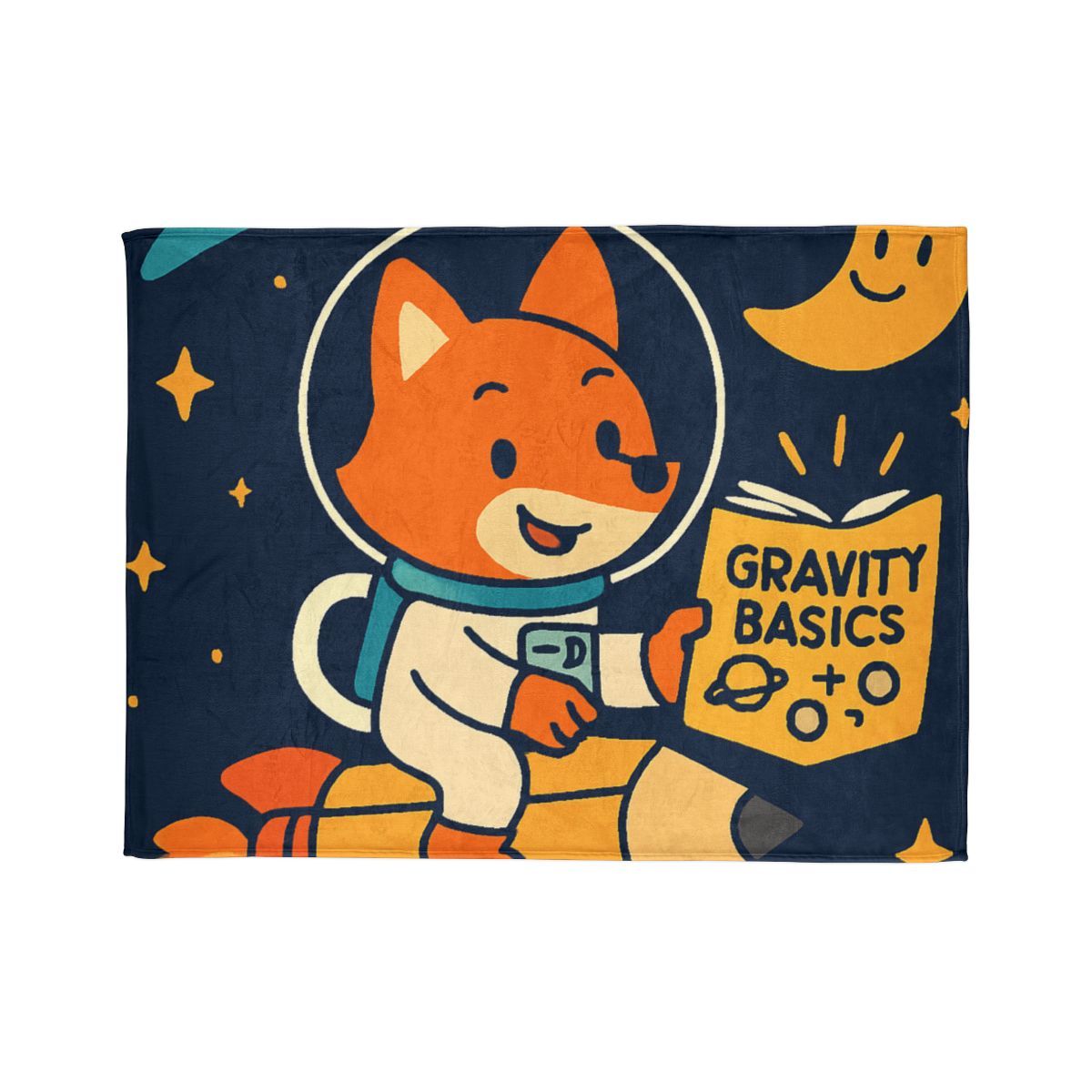 Comet Library Delivery Fox soft fleece blankets