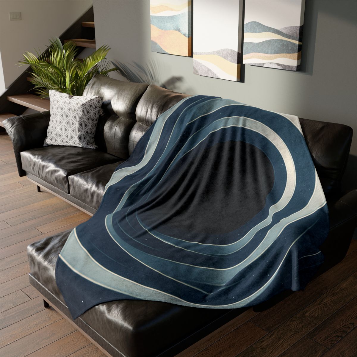 Gravitational Lens Mirage Arc trendy patterned blankets